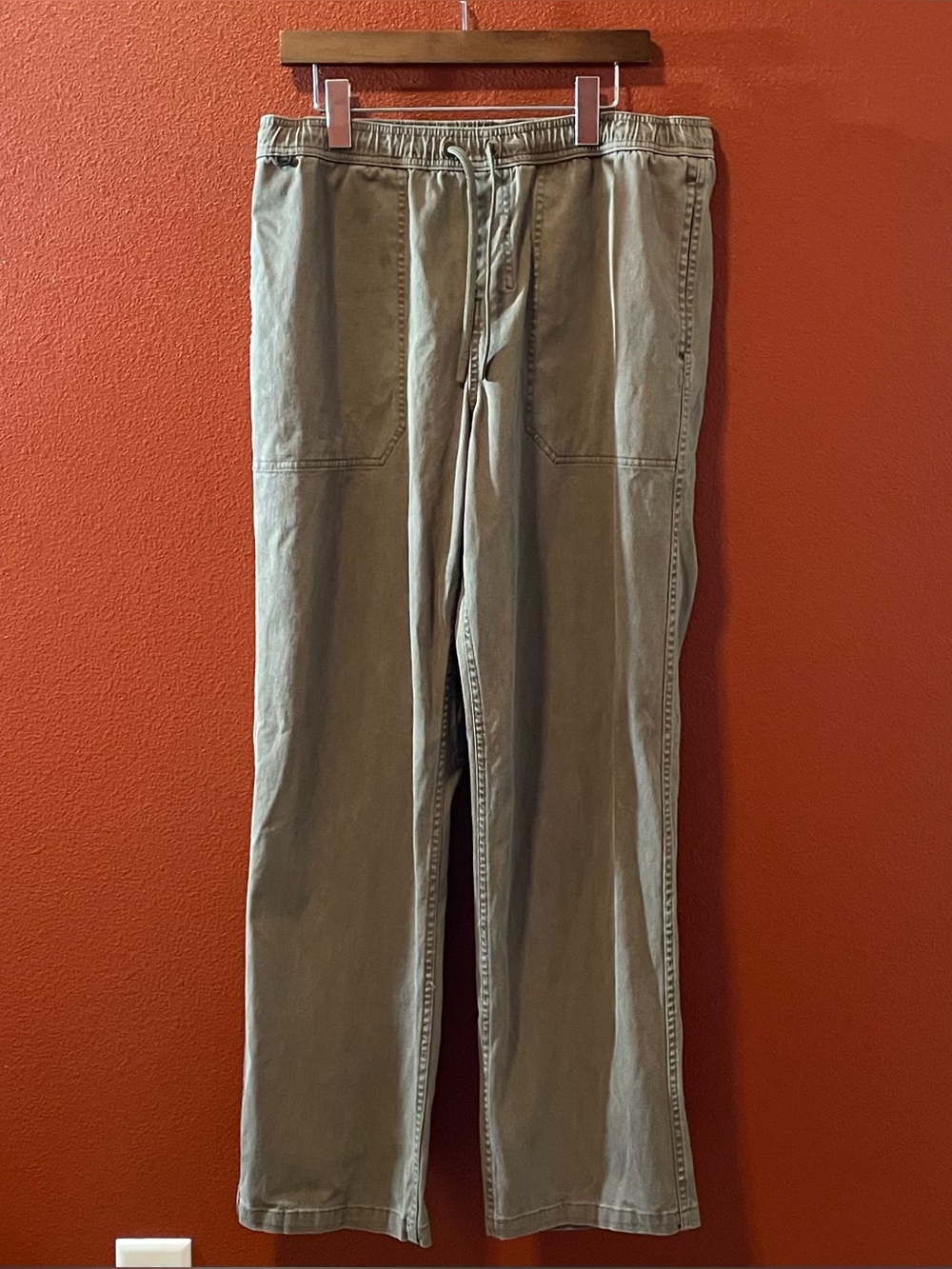 Roark Men’s Made To Fade Cotton Drawstring Relaxed Fit Pants